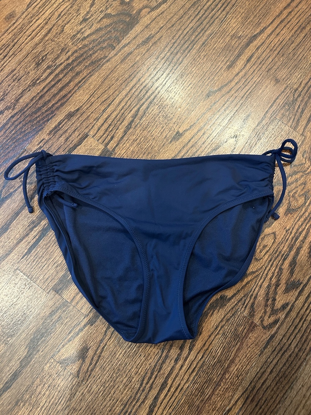 Athleta Navy Side-Tie Bikini Bottoms